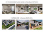 render 3d exterior and interior for your house